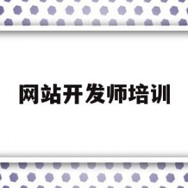 网站开发师培训(网站开发培训实训)