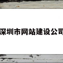 深圳市网站建设公司(深圳网站建设服务公司)