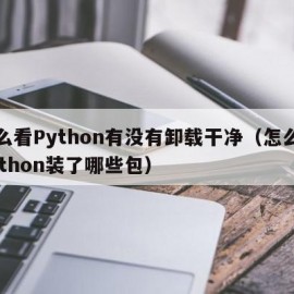 怎么看Python有没有卸载干净（怎么看python装了哪些包）