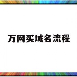 万网买域名流程(万网域名交易平台)
