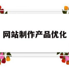 包含网站制作产品优化的词条