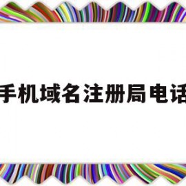 手机域名注册局电话(手机域名注册管理机构)