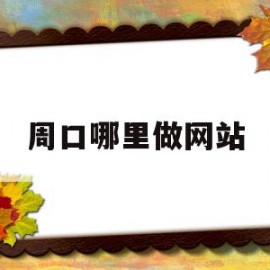 周口哪里做网站(哪里做网站比较好)