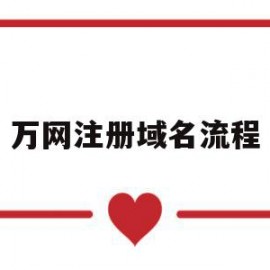 万网注册域名流程(万网注册域名需要服务器么)