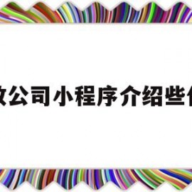 家政公司小程序介绍些什么(家政小程序介绍内容怎么写)