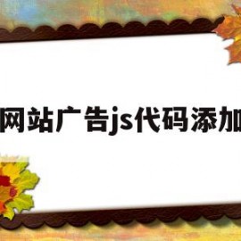 网站广告js代码添加(js广告代码在线生成)