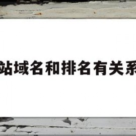 网站域名和排名有关系吗(网站域名和网站ip有什么区别)