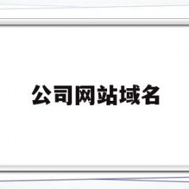 公司网站域名(公司网站域名到期骗局)