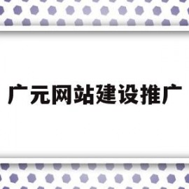 广元网站建设推广(广元微信公众号推广平台)