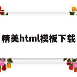 精美html模板下载(html模板网站有哪些)