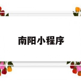 南阳小程序(南阳小程序代理)
