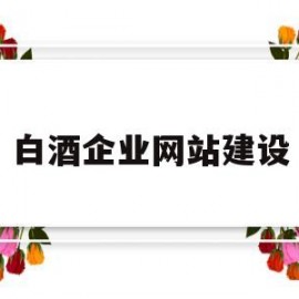 白酒企业网站建设(白酒行业网站有哪些)