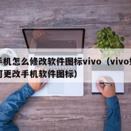 手机怎么修改软件图标vivo（vivo如何更改手机软件图标）
