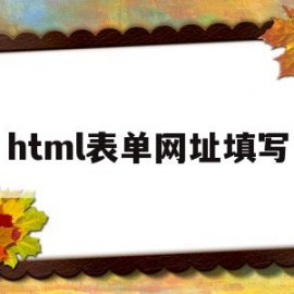 html表单网址填写(怎么用html做一个网页填表)