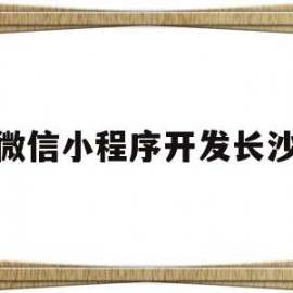 微信小程序开发长沙(长沙微信小程序开发多少钱)