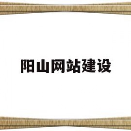 阳山网站建设(阳山政府门户网站查看)