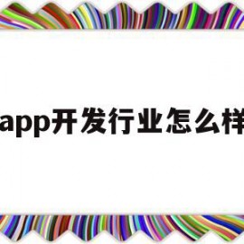 app开发行业怎么样(app开发行业怎么样赚钱)