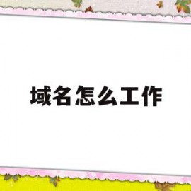域名怎么工作(域名一一般怎么填写)