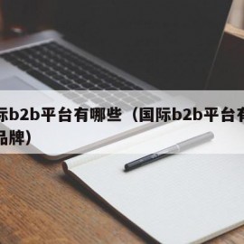 国际b2b平台有哪些（国际b2b平台有哪些品牌）