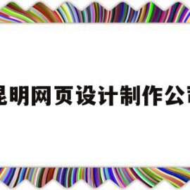 昆明网页设计制作公司(昆明制作网站公司)