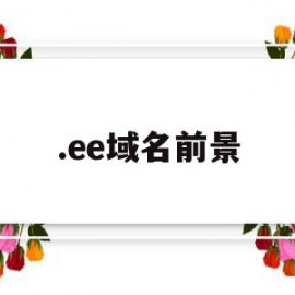 .ee域名前景(ee是哪里的域名)