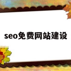 seo免费网站建设(seo网站建设步骤)