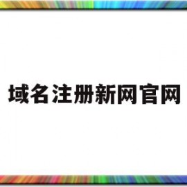 域名注册新网官网(域名注册新网官网登录)