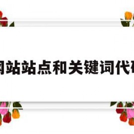 网站站点和关键词代码(网站站点和关键词代码一样吗)