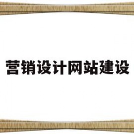 营销设计网站建设(外贸营销型网站建设公司)