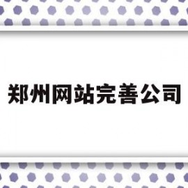 郑州网站完善公司(郑州网站优化公司电话)