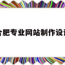 合肥专业网站制作设计(合肥专业网站制作设计师招聘)