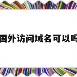 国外访问域名可以吗(国外的域名,国内能查到违法吗)