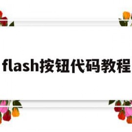 flash按钮代码教程(flash按钮代码怎么做)