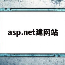 asp.net建网站(aspnet web 网站)