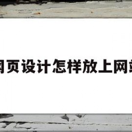 网页设计怎样放上网站(设计的网页怎么弄到浏览器里看)