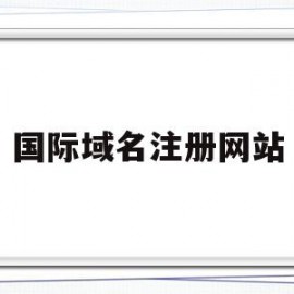 国际域名注册网站(国际域名注册需要多少钱?)