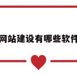 网站建设有哪些软件(的网站建设)