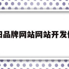 关于南阳品牌网站网站开发便宜的信息