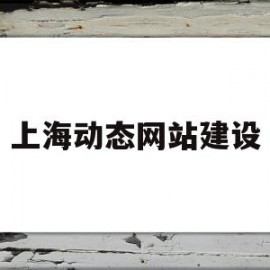 上海动态网站建设(php动态网站建设)