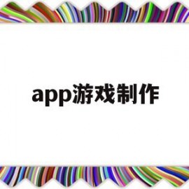 app游戏制作(APP游戏制作多少钱)