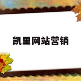 凯里网站营销(凯里网站营销招聘信息)