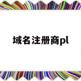 域名注册商pl(域名注册商排行榜)
