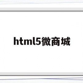html5微商城(微商城h5和小程序区别)