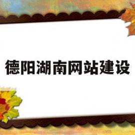 德阳湖南网站建设(德阳建设工程招标网)