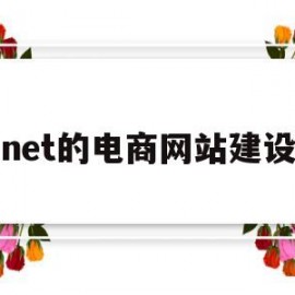 net的电商网站建设(电商网站建设 网站定制开发)