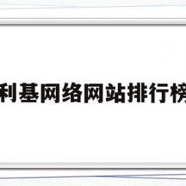利基网络网站排行榜(利基网络网站排行榜前十名)