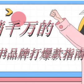 年销千万的小红书品牌打爆款指南