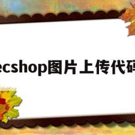 ecshop图片上传代码(ecshopecoring)
