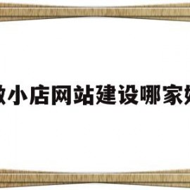 微小店网站建设哪家好(微小店怎么开要多少钱)