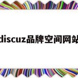 discuz品牌空间网站的简单介绍